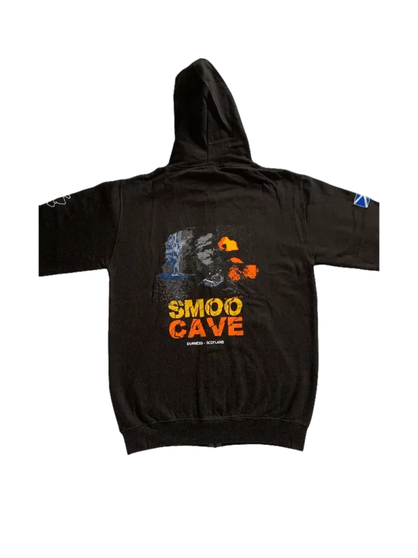 Smoo Cave zipped waterfall hoodie